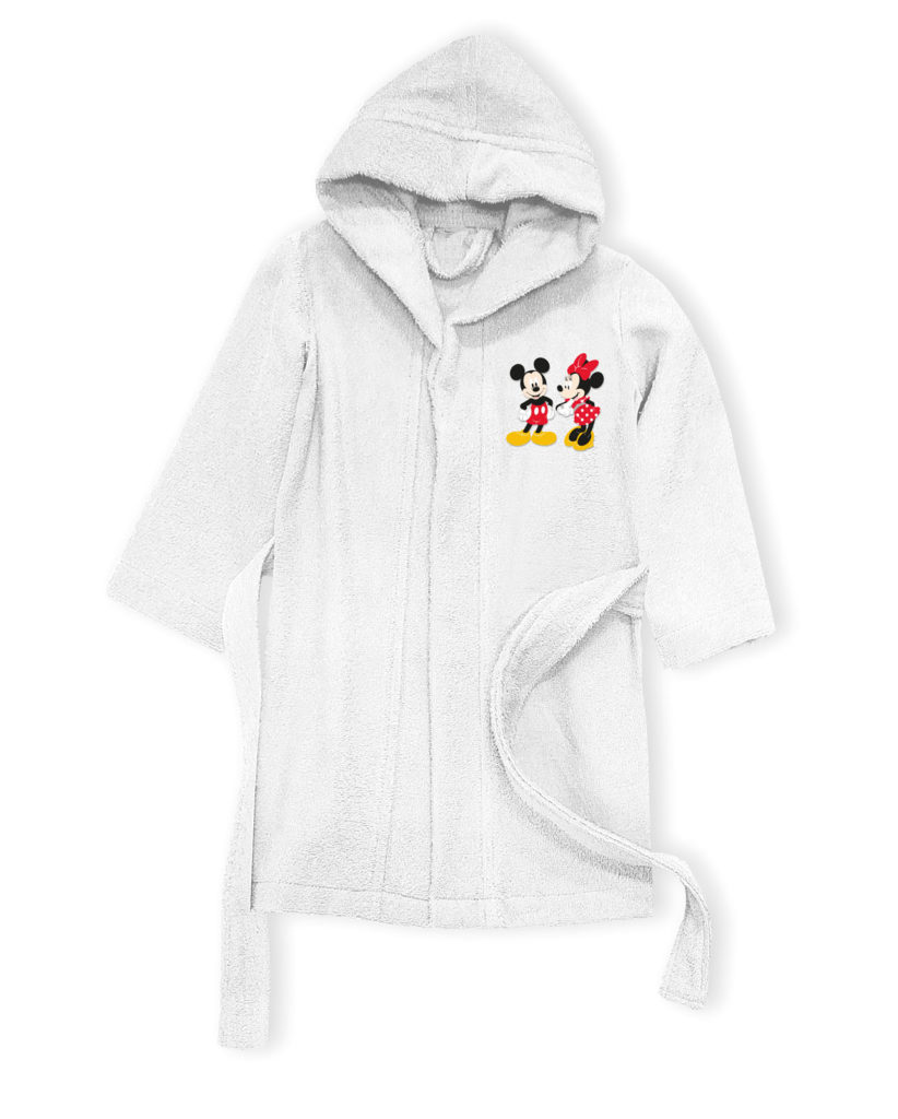 Accappatoio Minnie e Mickey Caleffi