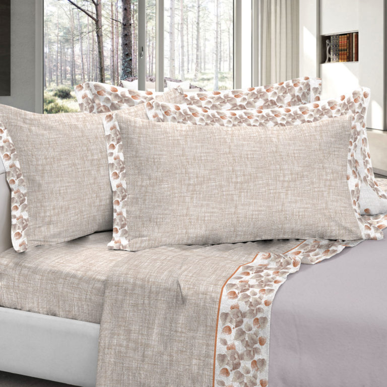 Lenzuolo In Flanella Di Cotone Toudoux 240x290 Cm – Pile Morbido, 200 Gr/m2, Blu